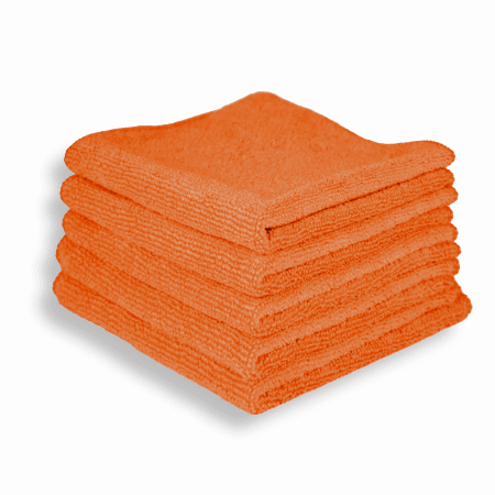 ECO 3000 Orange Allzweck-/Abwaschtücher, Mikrofaser, 5er Set